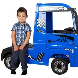 COCHE Mercedes Actros, azul, 4 MOTORES, RC INDA103-LEG-6950239